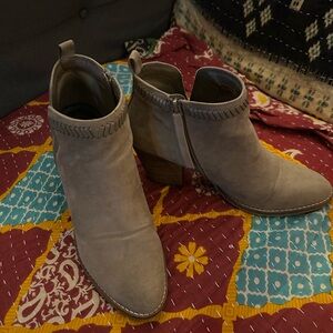 DV by Dolce Vita Taupe Ankle Booties